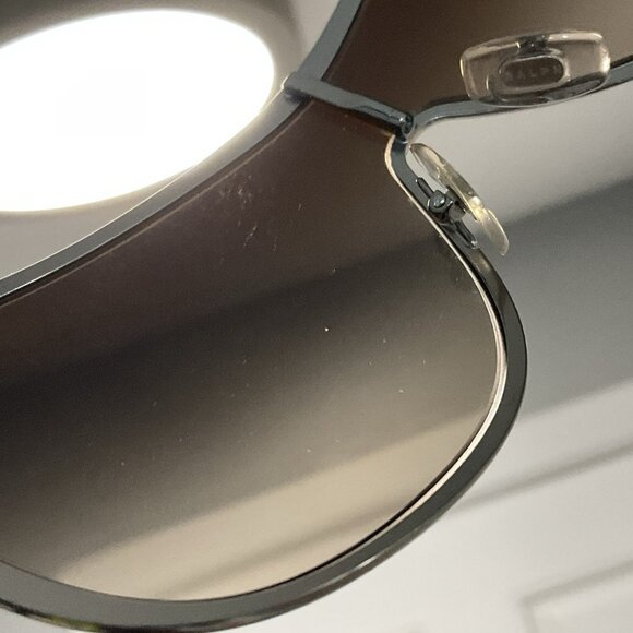 Ralph Lauren Shield Sunglasses RA 4078 102/13 125 Light Silver Brown Gradient main image 6